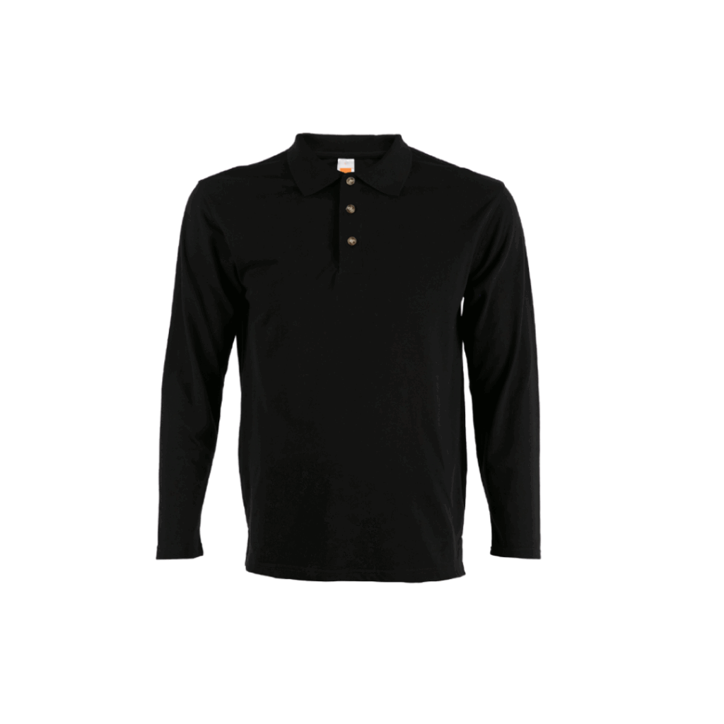 HC09 CVC Honeycomb Long Sleeve Polo Shirt