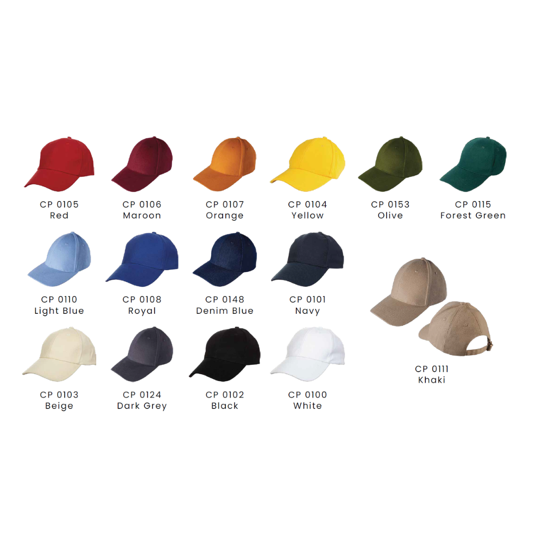CP01 Cotton Baseball Cap (6 panels) - Image 2