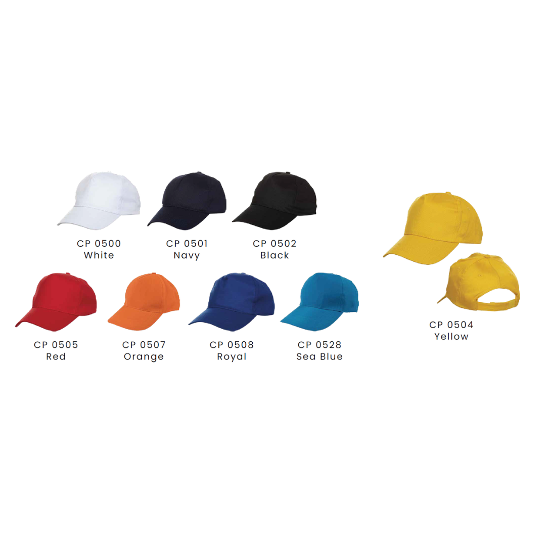 CP05 Polyester Baseball Cap with velcro strap - Image 2