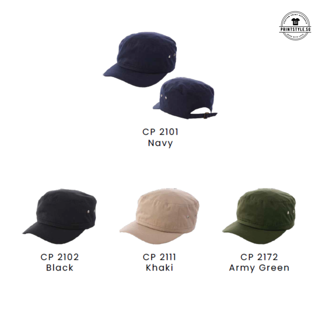 CP21 Cotton Military Cap - Image 2