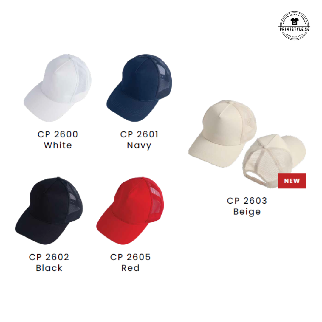CP26 Cotton Trucker Cap with Mesh - Image 6