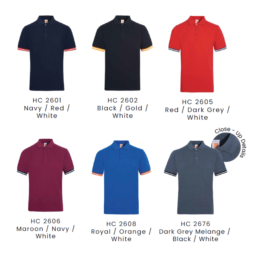 HC26 CVC Honeycomb Polo Shirt - Image 2