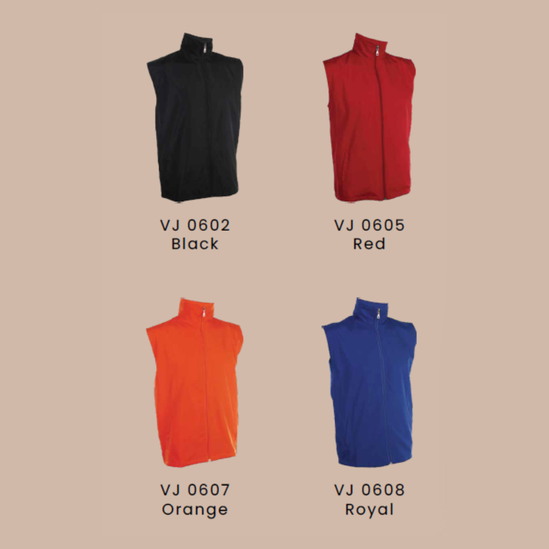 VJ06 Full-zip Sleeveless Vest Jacket