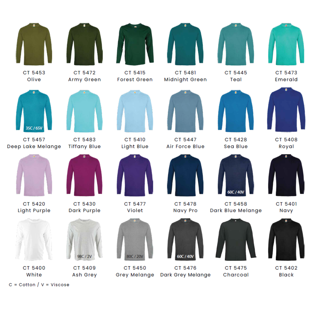 CT54 Comfy Cotton Long Sleeve T-Shirt - Image 4