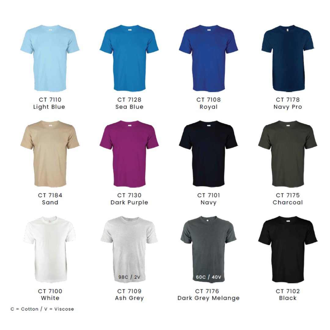 CT71 Superb Cotton 200gsm Short Sleeve T-Shirt - Image 3