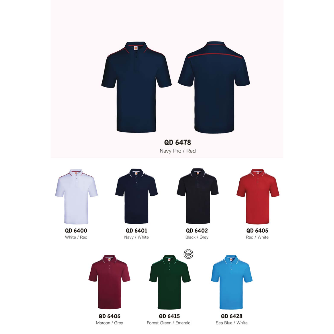 Oren Sport – QD64 – Unisex – CVC Microfibre Polo Shirt - Image 11