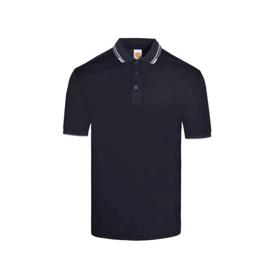QD60 Microfibre Tipped Collar and Cuff Polo Shirt