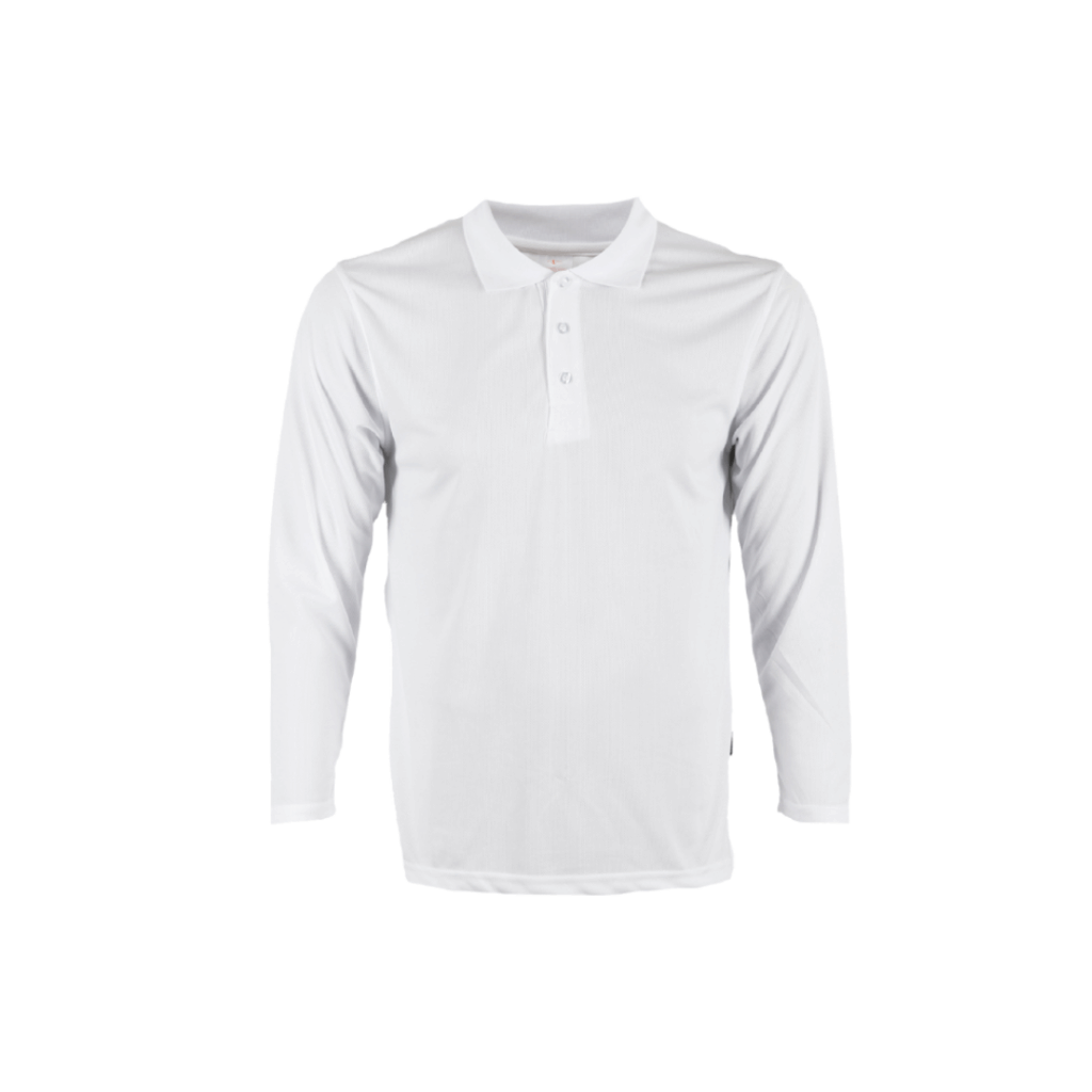 QD67 Long Sleeve Microfibre Polo Shirt